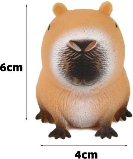 BC Pet Supplies Capybara Stressball, Mini Capybara Fidget Tier - Bild 1