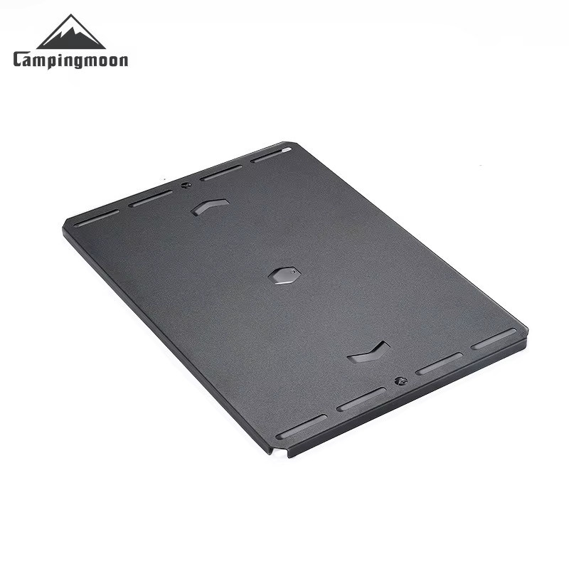 CAMPINGMOON CK-25BK-1P Einzelchip-IGT-Kombitisch aus Metall in Schwarz, passend für Snow Peak Stove Cover, faltbarer Outdoor-Campingtisch - Bild 3
