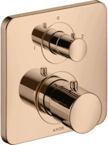 Hansgrohe Axor Citterio M UP-THM Duschfertigset mit Thermostat und Abstell- sowie Umstellventil in Roségold - Bild 1