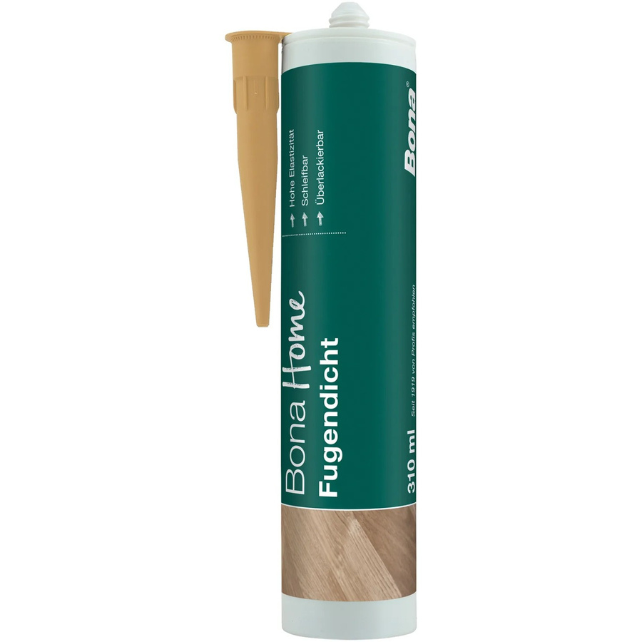 Bona Home Fugendicht Eiche hell Silikon in Beige, wasserbasiert und lösungsmittelfrei, 310 ml - Bild 2