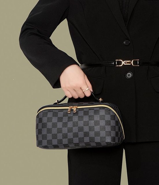 Wucifang Bags Kosmetiktasche Damen, Schwarz - Bild 1