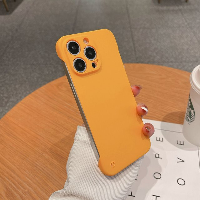 LPLEA Stoßfeste ultradünne Handyhülle für iPhone 15 14 13 12 11 Pro Max Plus in Orange - Bild 1
