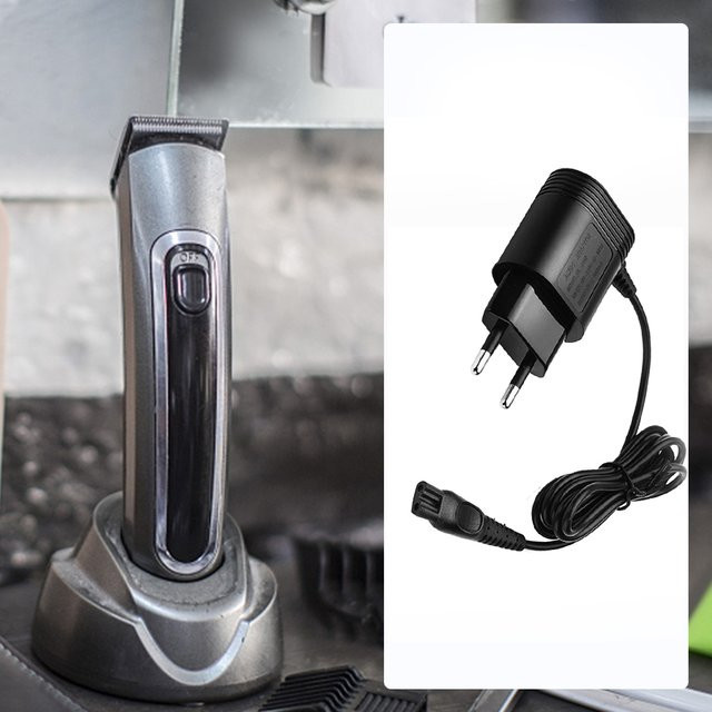 LAIMANEI Ladegerät für Rasierer mit EU-Stecker in Schwarz, Adapter für HQ8505/6070/6075/6095 Rasiermaschinen - Bild 1