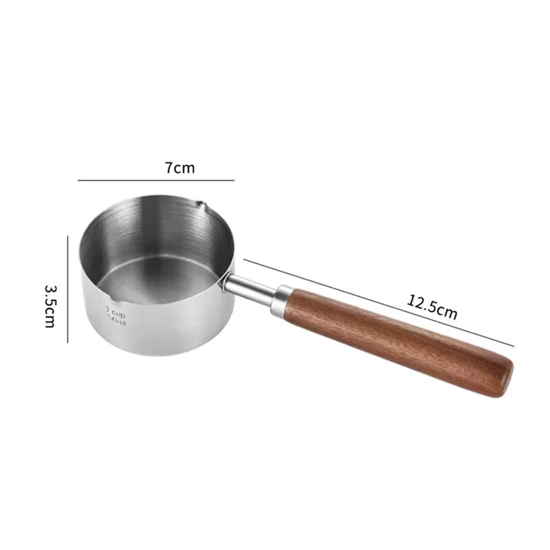 Mini Bratpfanne aus 304 Edelstahl in Silber für Haushalt und Mehrzweckgebrauch - Bild 4