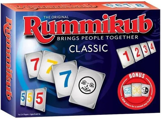 Lemo Nade Rummikub Rummy Fliesen, Familienspiel, Strategiespiel, ab 8 Jahren - Bild 1