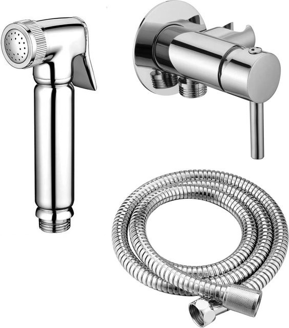Stilform Design WC/Bidet Handbrause Komplettset mit Unterputz Mischerarmatur in Chrom - Bild 1