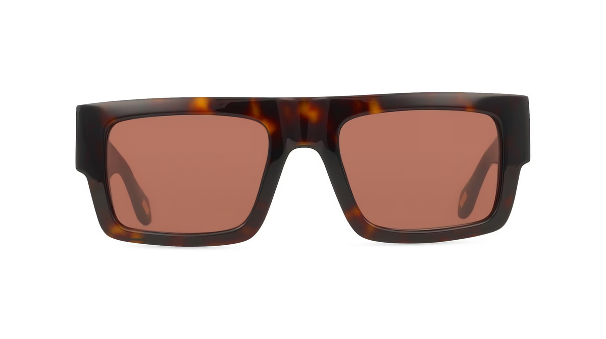 Just Cavalli SJC103 Sonnenbrille, Vollrand, Quadratisch, Acetat, braun, Damen - Bild 1