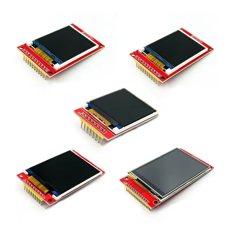 Si Tai&SH TFT Farbbildschirm LCD Display Modul mit SPI Schnittstelle in Rot, verfügbar in 1,44/1,8/2,0/2,2/2,8 Zoll und Auflösungen von 128x128 oder 240x320 Pixeln (ST7735 ILI9225 ILI9341) - Bild 2