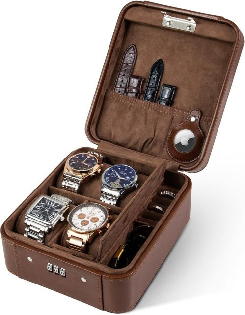 FLZX Uhrenbox Leder, Schwarz, Herren - Bild 1