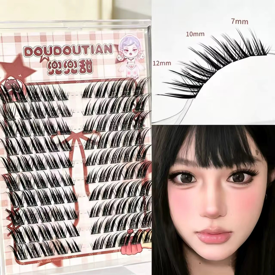 Doudoutian Fox-Style Winged Eyelashes, 01, Natürlich - Bild 2