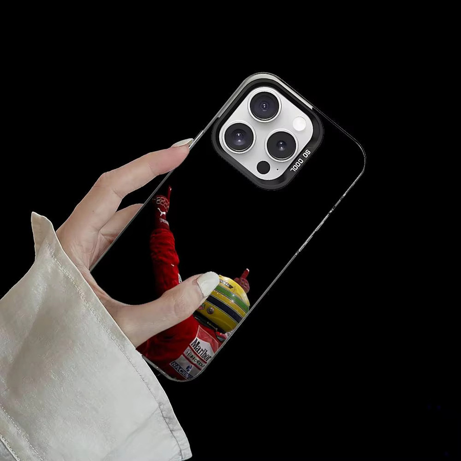 Handyhülle Ayrton Senna für Apple iPhone Modelle in Schwarz - Bild 4