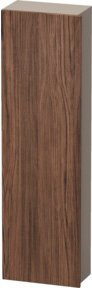 Duravit Hochschrank DuraStyle in Dunkelgrau Basalt mit Tür rechts, B/T/H: 40 x 24 x 140 cm - Bild 1