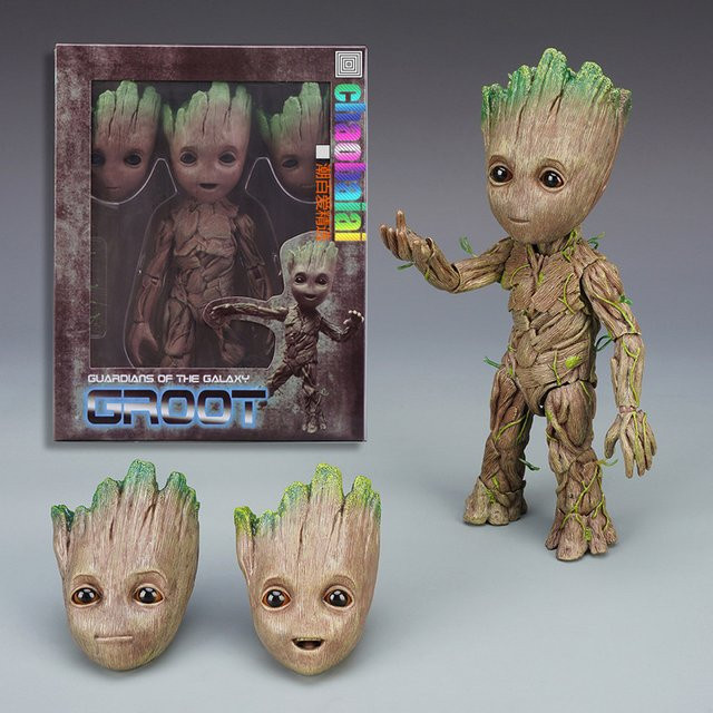 Bandai Marvel Guardians Of The Galaxy Groot Actionfigur, 25 cm, 1:1 - Bild 1