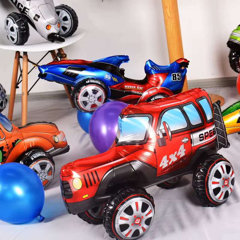 Hot Wheels 3D-Puzzle Rennauto aus Aluminiumfolie als sportliche Tischdekoration in Gelb und Multicolour - Bild 3