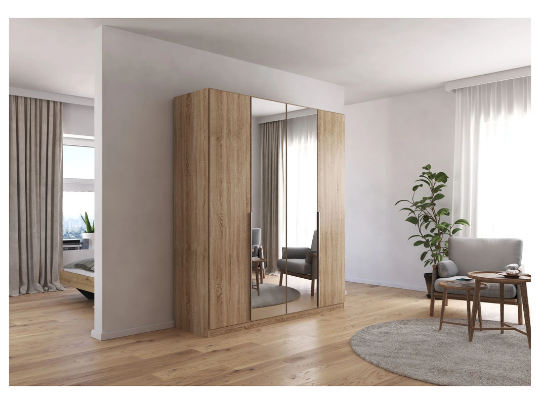 RAUCH Drehtürenschrank Alabama mit Spiegel in Eiche Sonoma, B/H: 181 x 210 cm - Bild 2