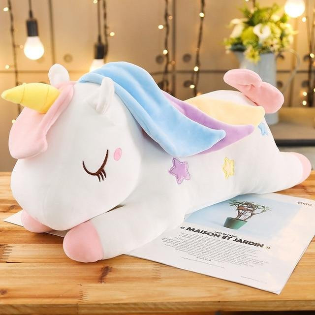 Binchi Keji Travel Liegendes Einhorn Plüschtier, 40cm, ab 12 Jahre - Bild 1