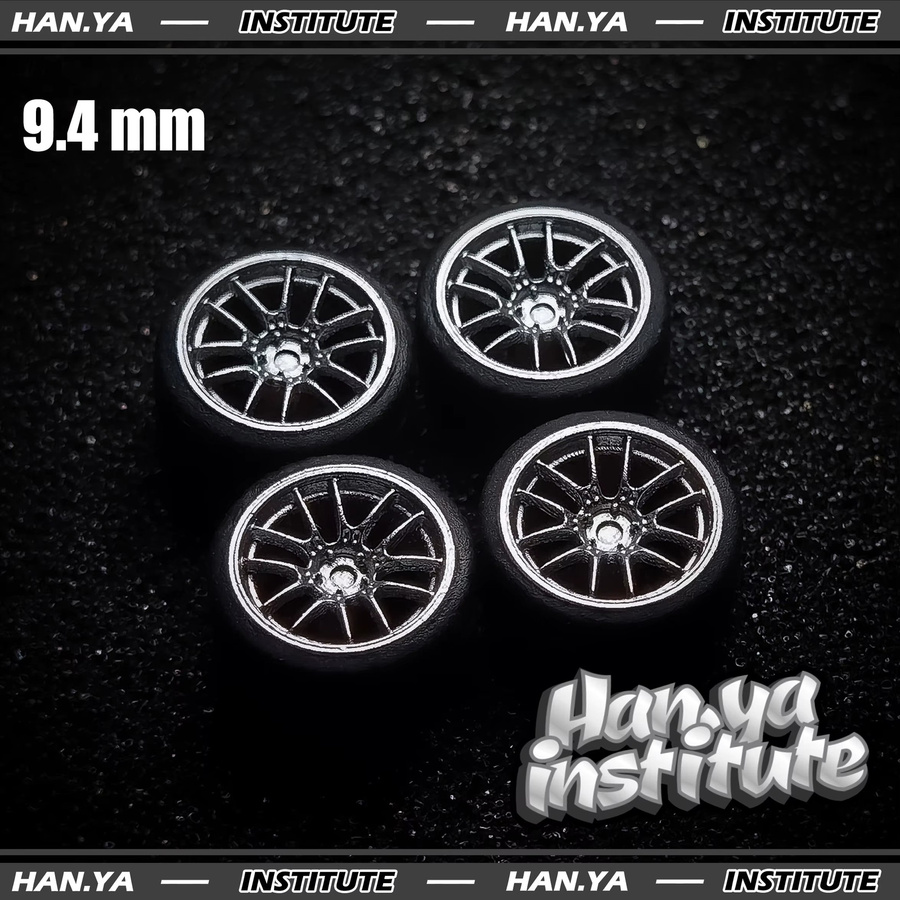 HANYA Modellauto-Harzräder, 1:64, Zubehör, 4-teiliges Set - Bild 3