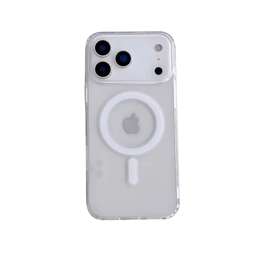 Transparente Magnet-Handyhülle für Apple iPhone kompatibel mit MagSafe, Clear Cover - Bild 6