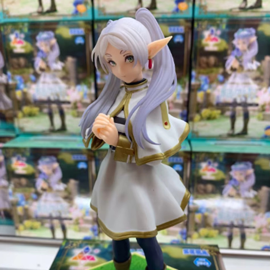 Bandai Hot Frieren Figur, Anime-Actionfigur, sitzende Leseposition - Bild 2