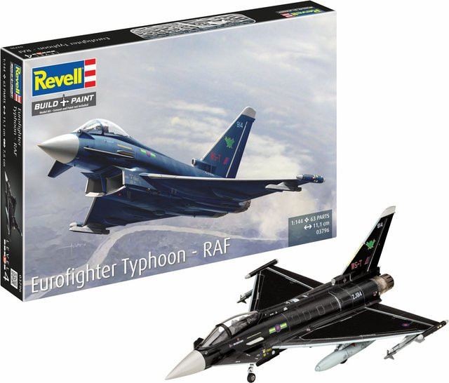 Revell Eurofighter Typhoon - RAF, Fahrzeug, 1:144, Grau - Bild 2