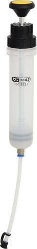 KS Tools Absaug- und Füllhandpumpe aus Kunststoff, transparent, 0,2 Liter - Bild 1