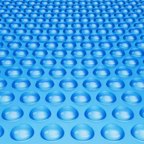 VEVOR Solar-Poolabdeckung Blau, Rechteckige Solardecke für oberirdische und unterirdische Schwimmbecken, B: 9,75 m, T: 4,87 m - Bild 1