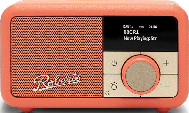 Roberts Revival Petite 2 pop DAB+ Radio in Orange mit Bluetooth, USB und Akku - Bild 1