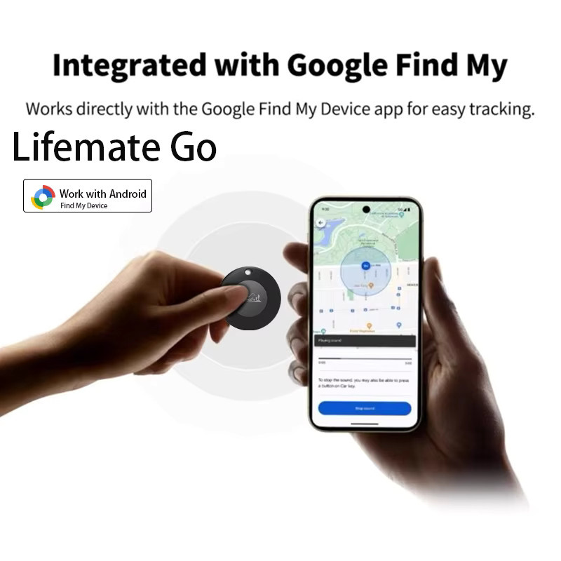 Lifemate Tag Go Smart Tracker Schwarz Bluetooth Item Finder und Locator für Android mit Google Find My Device Unterstützung - Bild 3