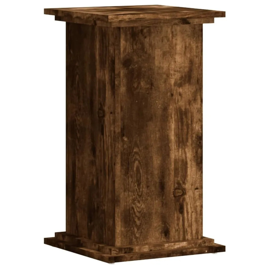 vidaXL Pflanzenständer aus Holzwerkstoff in Räuchereiche, Farbe: Braun, B/T/H: 33 x 33 x 60 cm - Bild 2
