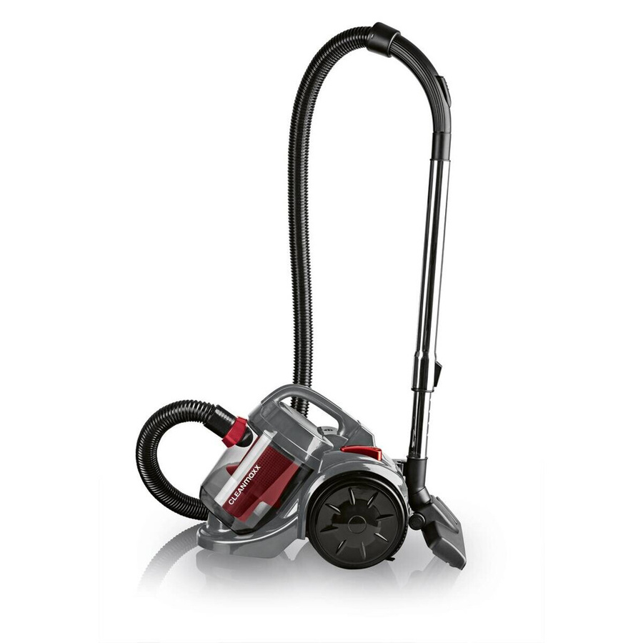 CLEANmaxx Staubsauger schwarz rot, beutellos mit waschbarem Filter, B/H/L: 28 x 32 x 40 cm - Bild 2