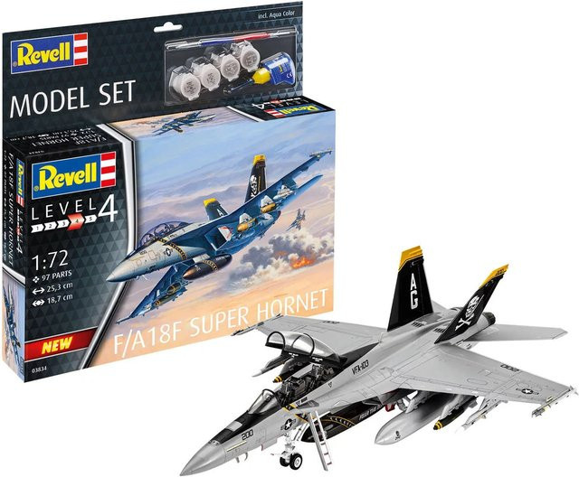 Revell F/A-18F Super Hornet, Model Set, 1:72 - Bild 2