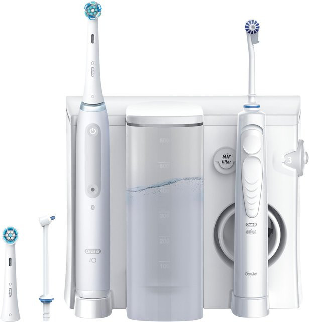 Oral-B Oxyjet + iO4 Zahnpflegesystem, White - Bild 1