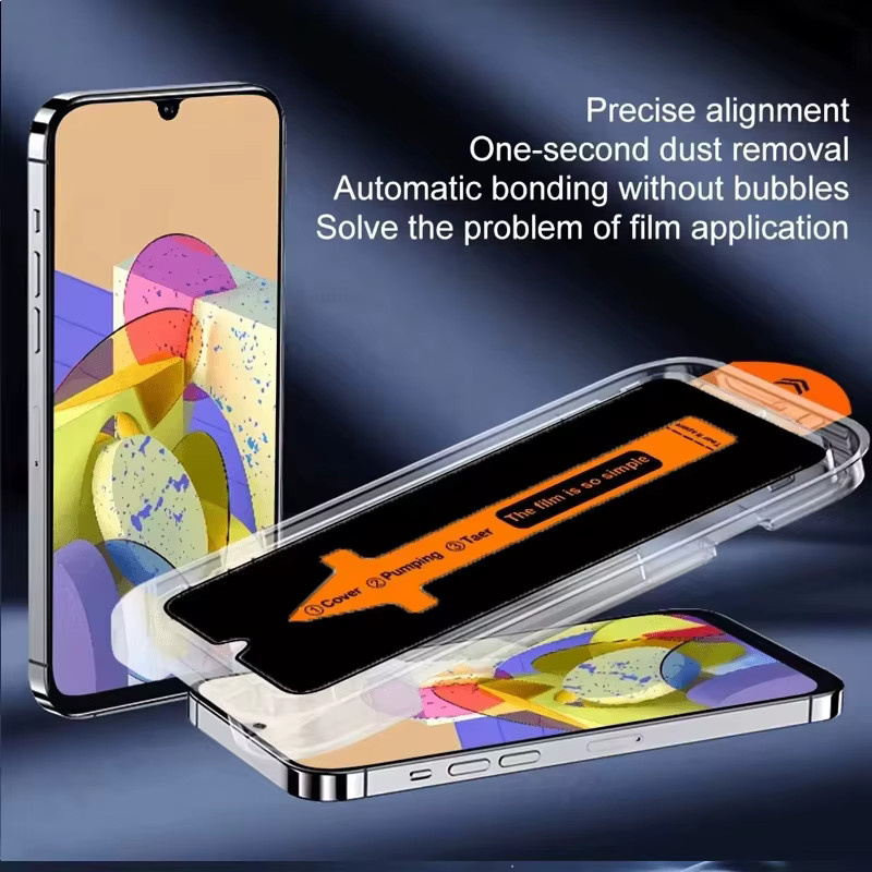 Xiaomi Anti-Spy Displayschutzglas mit Privatsphäre-Schutz für verschiedene Modelle, staubfrei einbaubar, transparent - Bild 2