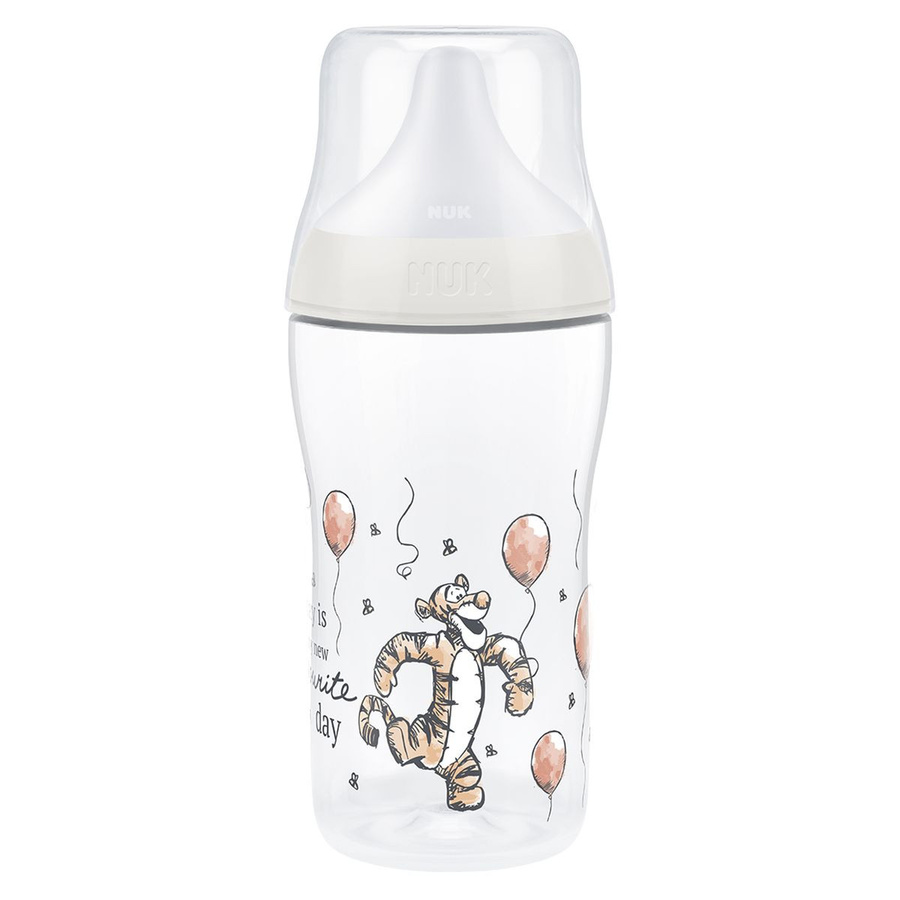 NUK Perfect Match PP-Flasche mit Silikon-Sauger Disney Tigger Weiß 260 ml - Bild 1
