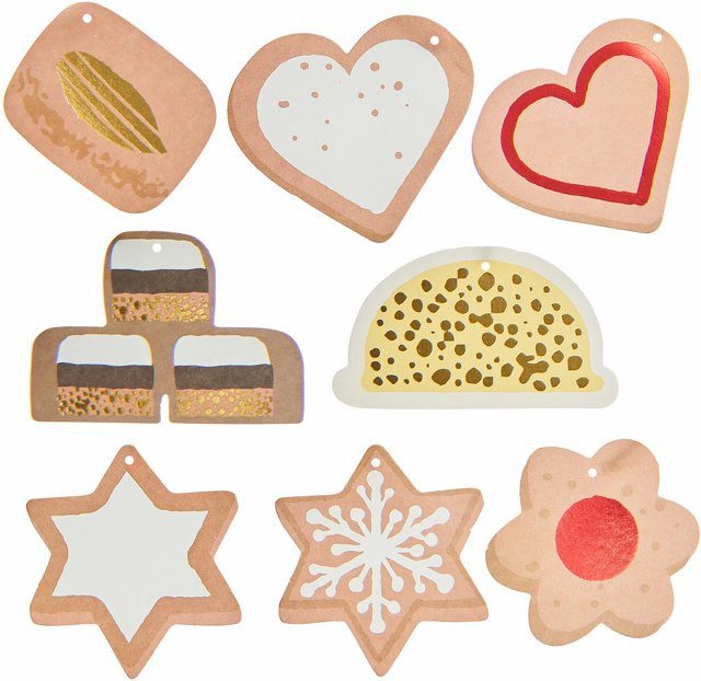 Rico Design Paper Poetry Geschenkanhänger Cookies Multicolor für Weihnachten - Bild 1