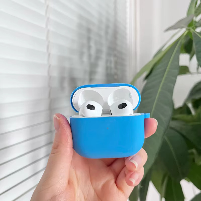 Apple Flüssig-Silikon Kopfhörer-Hülle für AirPods 4, 3, 2, 1 und Pro 3, 2, 1 kratzfester Mini-Schutz - Bild 1