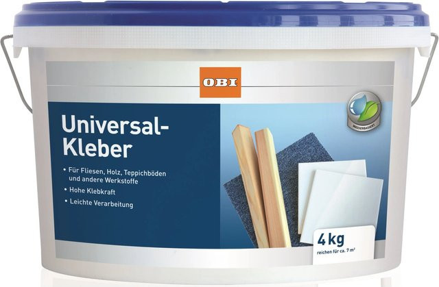 OBI Universal-Kleber Dispersion in Weiß, 4 kg - Bild 1