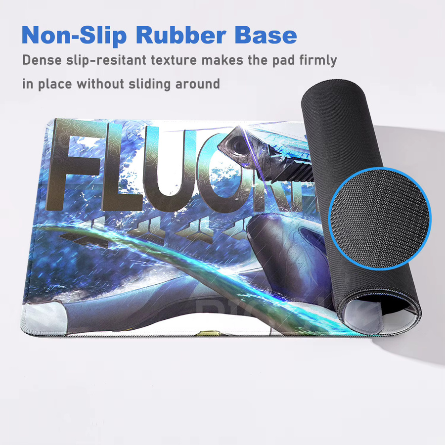 Riccu XXL Anime Girl Fluorite Arknights Endfield Gaming-Mauspad, rutschfestes Gummi-Mauspad in Multicolour für deinen Desktop-PC - Bild 3