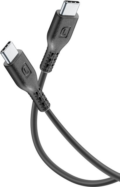 cellularline Power USB-C auf USB-C Datenkabel in Schwarz, 1 m - Bild 1