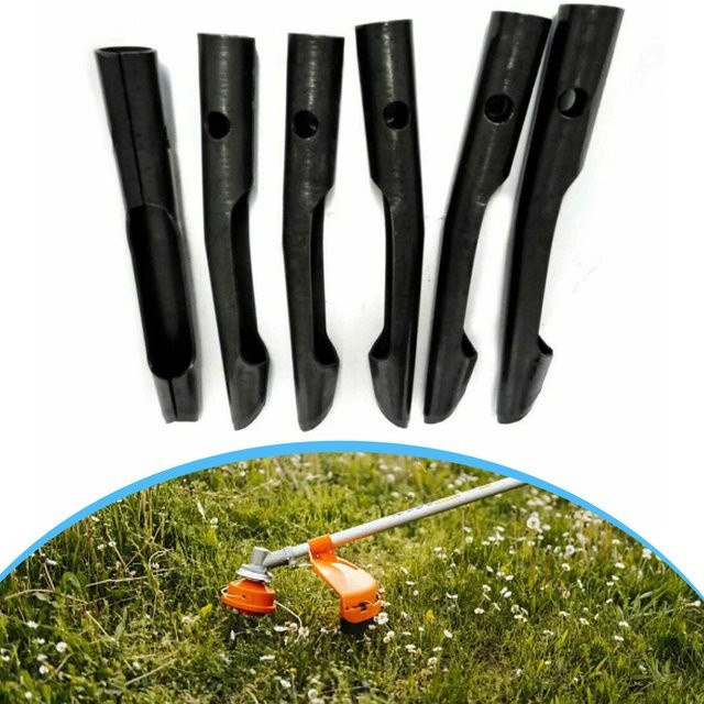 Vibratite 6-teiliges Belüftungsgabel-Set aus Metall in Schwarz, passend für RYAN 522361, EXMARK 121-4894 und BLUEBIR 424 530A - Bild 1