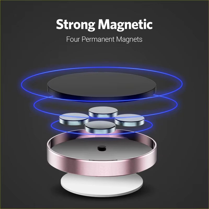 Universeller magnetischer Autotelefonhalter für Armaturenbrett und Wandmontage zur Befestigung von iPhone, Samsung, Xiaomi und Huawei - Bild 1