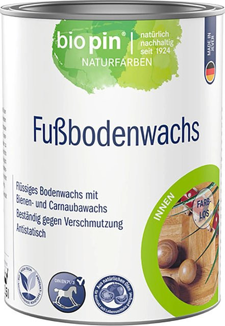 Biopin Fußbodenwachs Transparent seidenglänzend 2,5 l - Bild 1