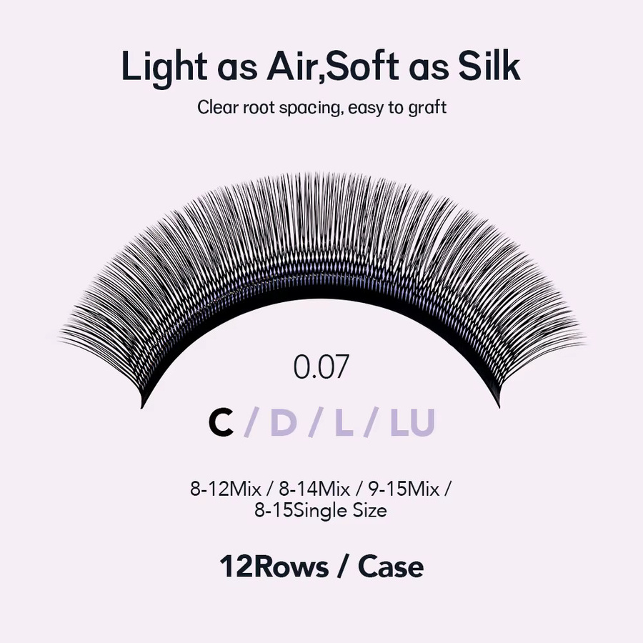 NATUHANA Wimpernverlängerung Volumenfächer, Natural Black, Unisex - Bild 4