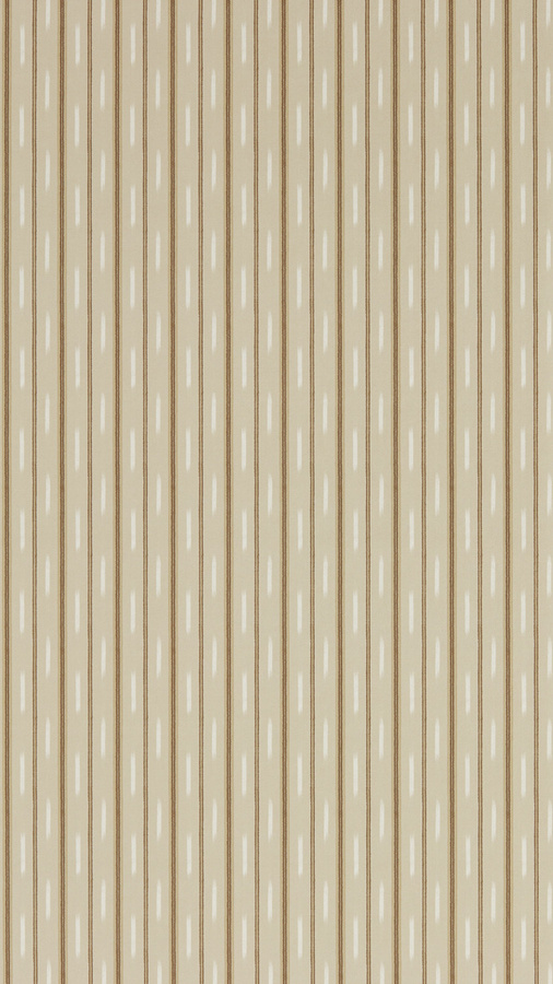 Sanderson Tapete Mudmi Clay in Beige und Weiß mit abstraktem Streifenmuster aus Vlies - Bild 1