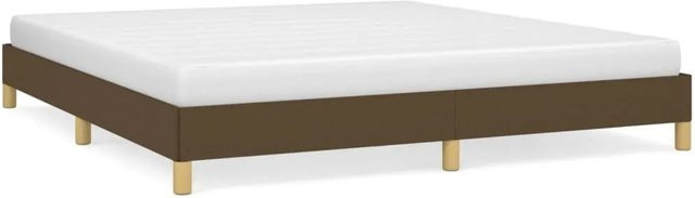 vidaXL Polsterbett aus Stoff in Braun mit Maßen B: 180 cm, T: 200 cm, H: 183 cm - Bild 1