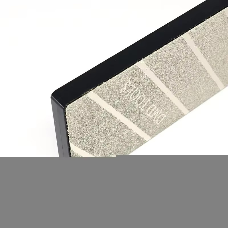 DMD Doppelseitiger Diamantschärfer 120 # und 180 # Küchen-Schleifstein zur Messerschärfung in Grau - Bild 4