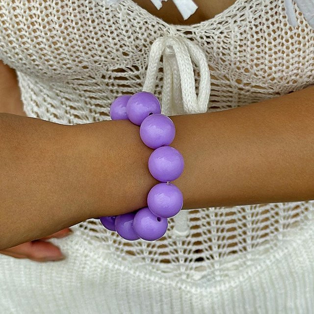 forbest Perlenarmband-Set, lila, Damen - Bild 1