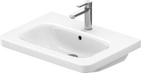 Duravit Möbelwaschtisch DuraStyle in Weiß aus Keramik mit Hahnlochbank, B/T: 65 x 48 cm