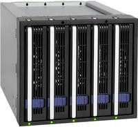 Icy Dock Wechselrahmen MB155SP-B für SATA HDD in Schwarz und Silber - Bild 1