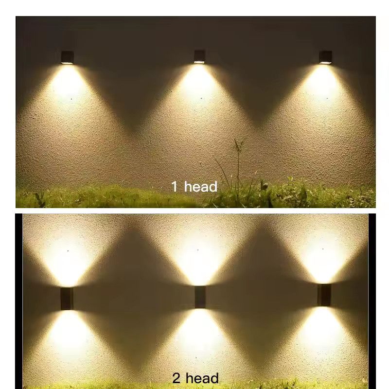 Wasserdichte LED Wandlampe für Außen und Innen mit IP65 Schutzklasse und GU10 Fassung für Garten und Dekoration - Bild 4